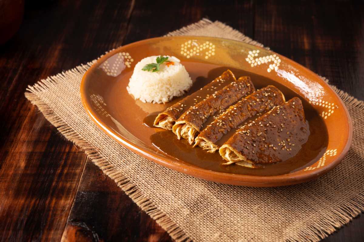 Turning Up the Heat with Mexican Mole Enchiladas